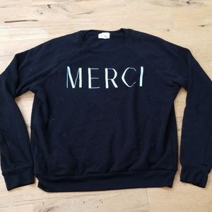 Black soft sweatshirt
